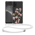 kwmobile Necklace Case kompatibel mit Motorola Moto G22 Hülle - Silikon Cover mit Handykette