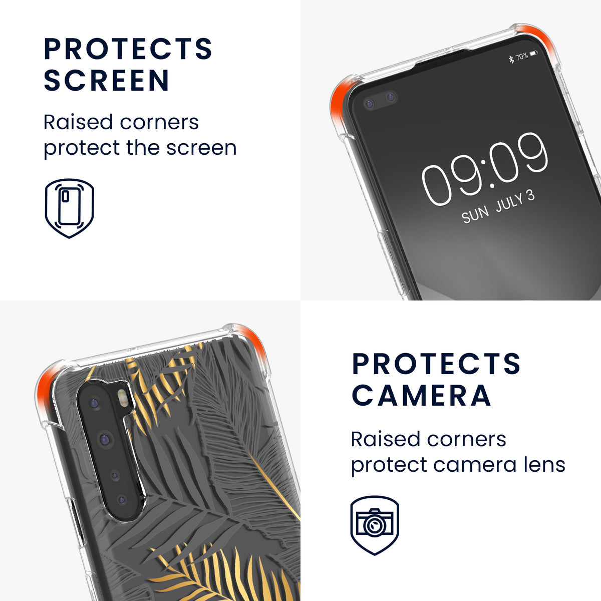 OnePlus Nord Silikon Handykette gemustert