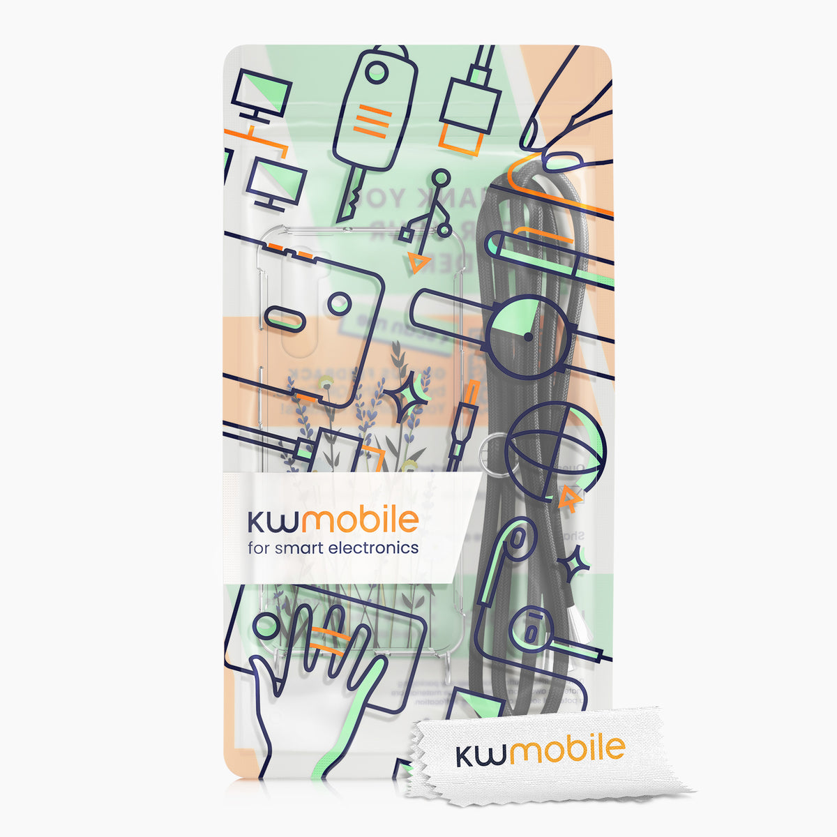 OnePlus Nord Silikon Handykette gemustert
