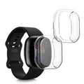 kwmobile Schutzhülle für Fitbit Versa 4 / Sense 2 - Fullbody Display Cover Set
