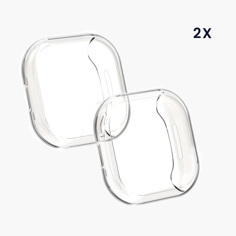 kwmobile Schutzhülle für Fitbit Versa 4 / Sense 2 - Fullbody Display Cover Set