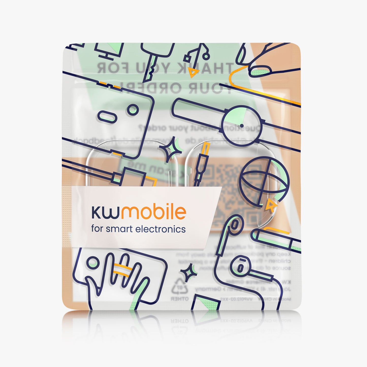 kwmobile Schutzhülle für Fitbit Versa 4 / Sense 2 - Fullbody Display Cover Set