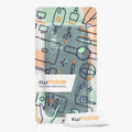 kwmobile Slim Case kompatibel mit Oppo A74 Hülle - Handyhülle aus Silikon - Petrol matt - Hüllen