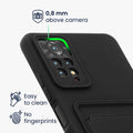 Handyhülle mit Kartenfach für Xiaomi Redmi Note 11 Pro / Note 11 Pro (5G) / Note 12 Pro (4G) Silikon Matt