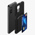 Handyhülle mit Kartenfach für Xiaomi Redmi Note 11 Pro / Note 11 Pro (5G) / Note 12 Pro (4G) Silikon Matt