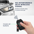 kwmobile Autoschlüssel Kunstleder Hülle kompatibel mit Renault 4-Tasten Smartkey Autoschlüssel (nur Keyless Go) - Schlüsselhülle Schlüssel Case - Cover