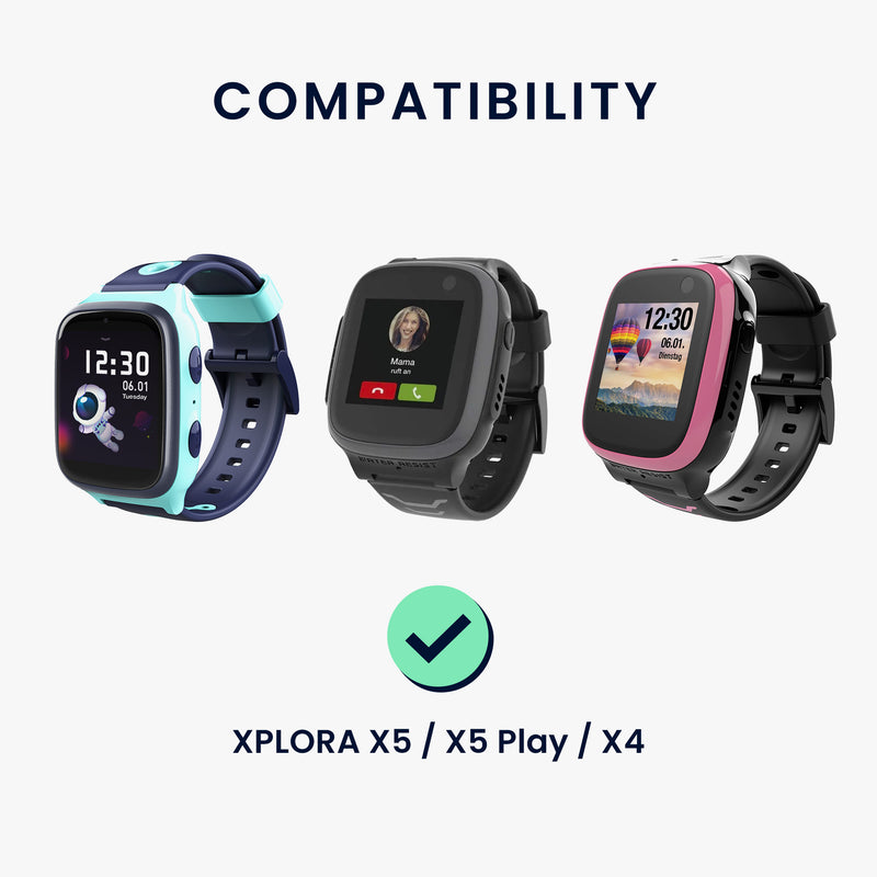 kwmobile Smartwatch Ladekabel für Xplora X5 / X5 Play / X4 USB Ladekabel für Smartwatch - Smart Watch Aufladekabel