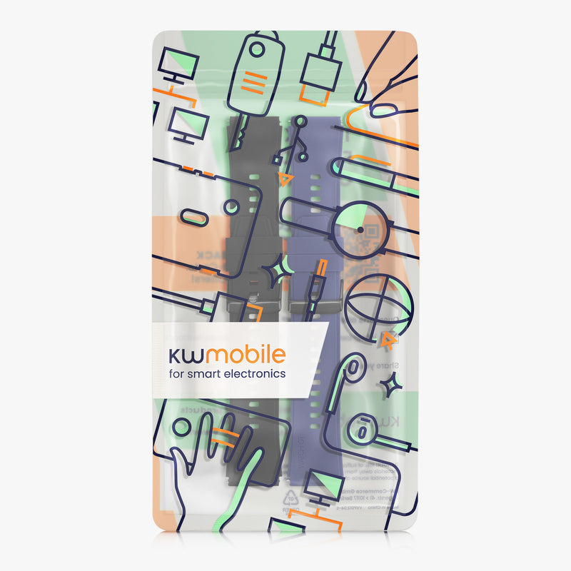 kwmobile Sportarmband kompatibel mit Xiaomi Watch S4/S4 Sport/S3/S2/Watch S1 Active/Redmi Watch 5 Active Armband