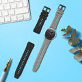 kwmobile 2x Uhrenarmband für Withings ScanWatch 42mm / Steel HR 40mm / ScanWatch Horizon Armband - Fitnesstracker Band