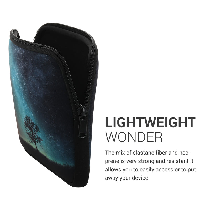 kwmobile Tasche für eReader - Hülle Schutzhülle Galaxie Baum Wiese