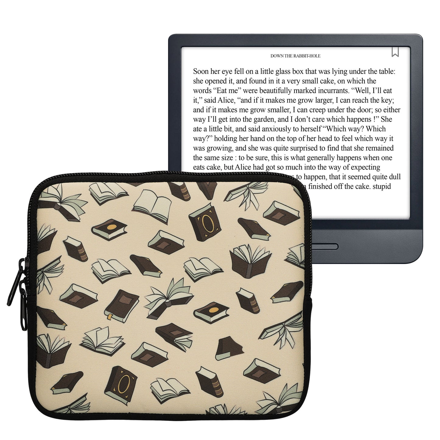 kwmobile Tasche für eReader - Hülle Schutzhülle Galaxie Baum Wiese