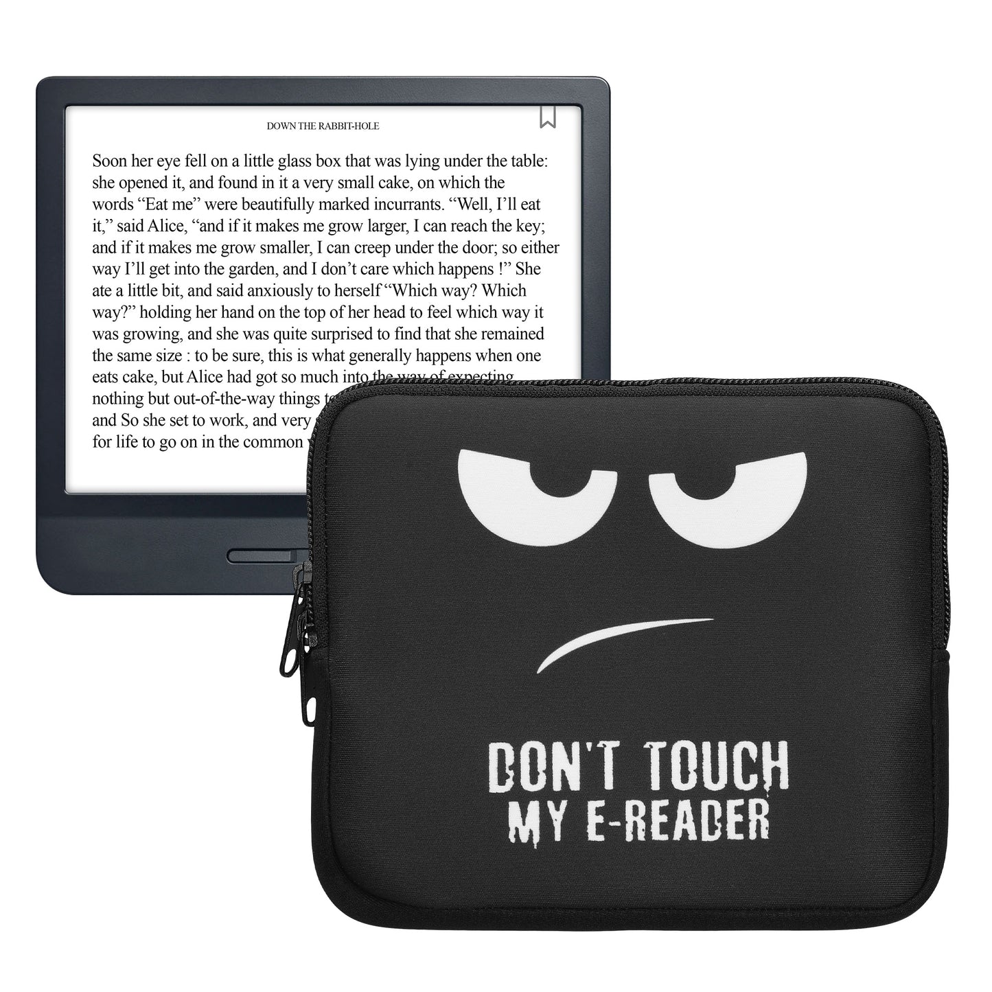 kwmobile Tasche für eReader - Hülle Schutzhülle Galaxie Baum Wiese