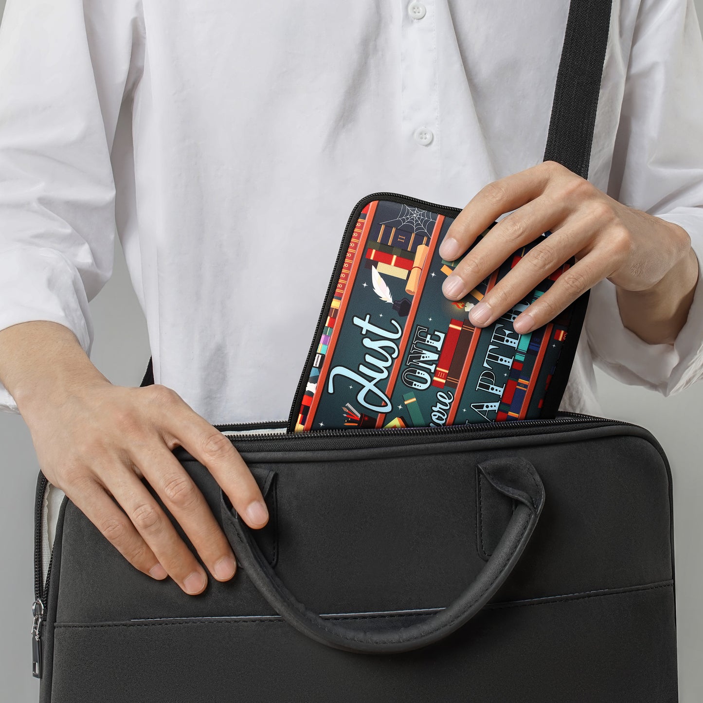 kwmobile Tasche für eReader - Hülle Schutzhülle Galaxie Baum Wiese