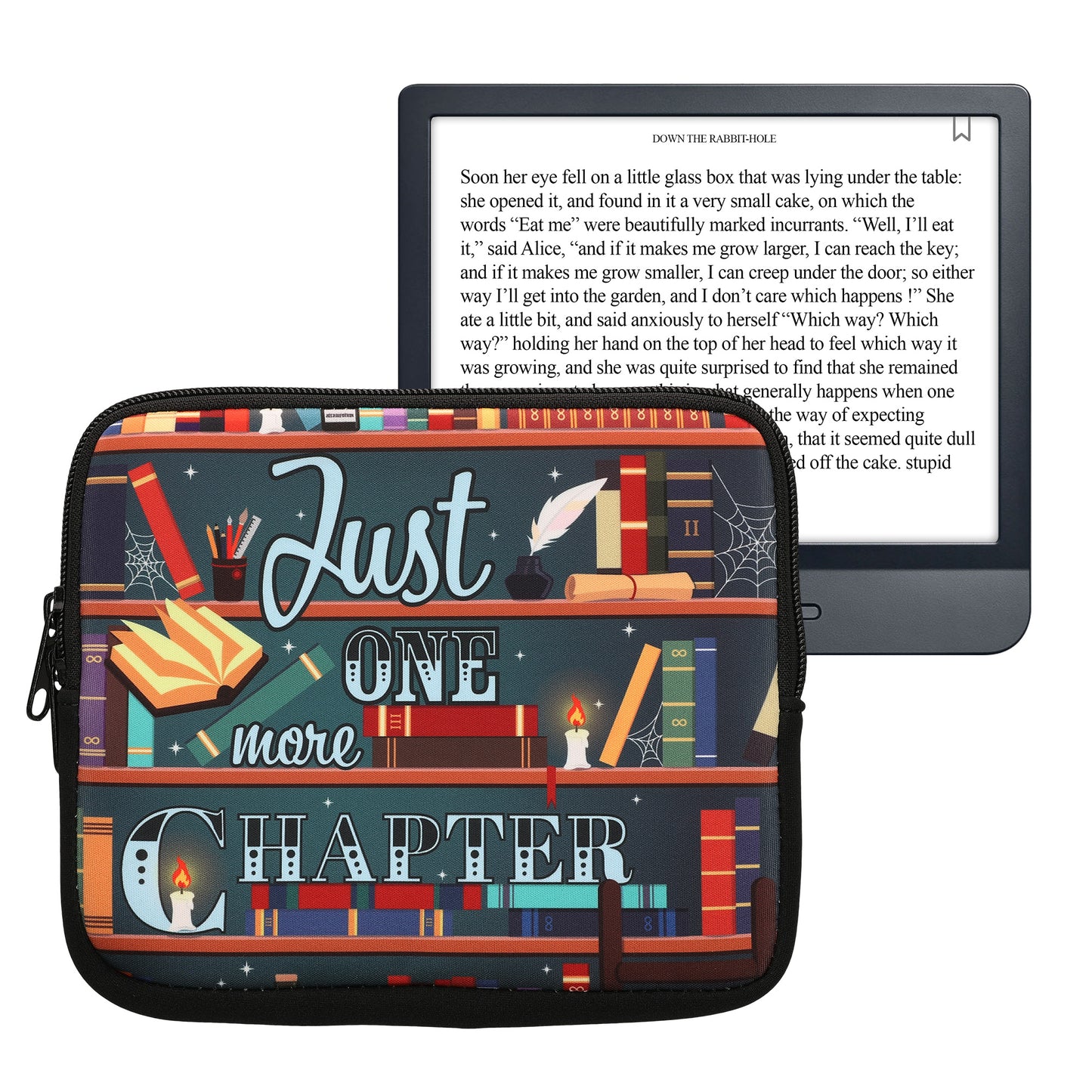 kwmobile Tasche für eReader - Hülle Schutzhülle Galaxie Baum Wiese