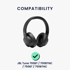 kwmobile Ohr Polster für JBL Tune 700BT / 700BTNC / 750BT / 750BTNC Ohrpolster - Ersatz Ohrpolster - Kopfhörer