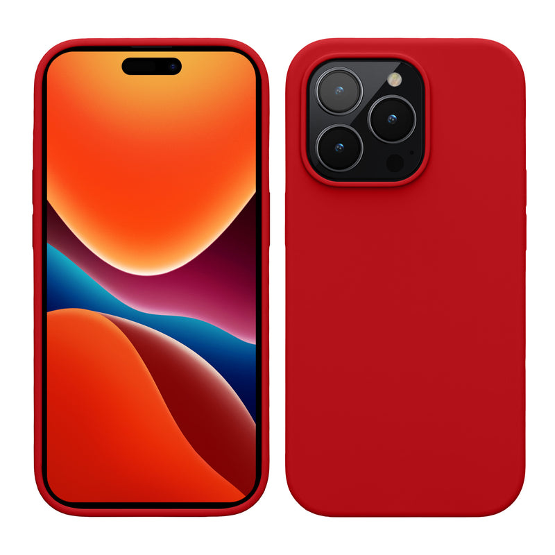kwmobile Handyhülle für iPhone 14 Pro Hülle, für iPhone 14 Pro Case - Hülle Silikon - kabelloses Laden - Sweet Cherry Sweet Cherry  