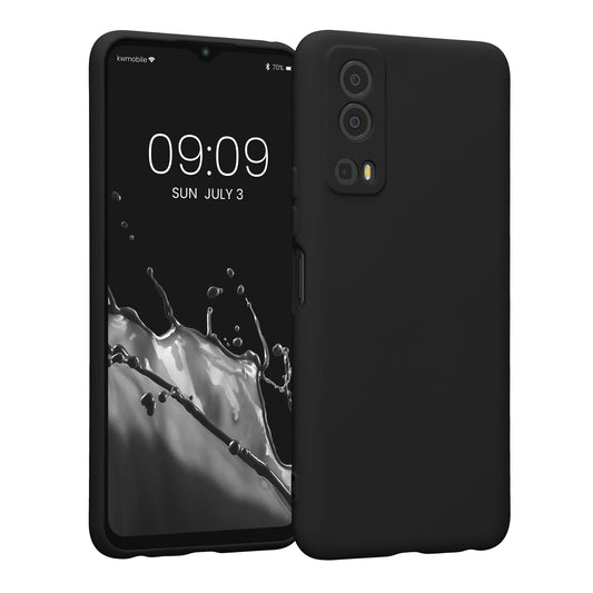 kwmobile Slim Case kompatibel mit Vivo Y72 5G / Y52 5G Hülle - Handyhülle aus Silikon