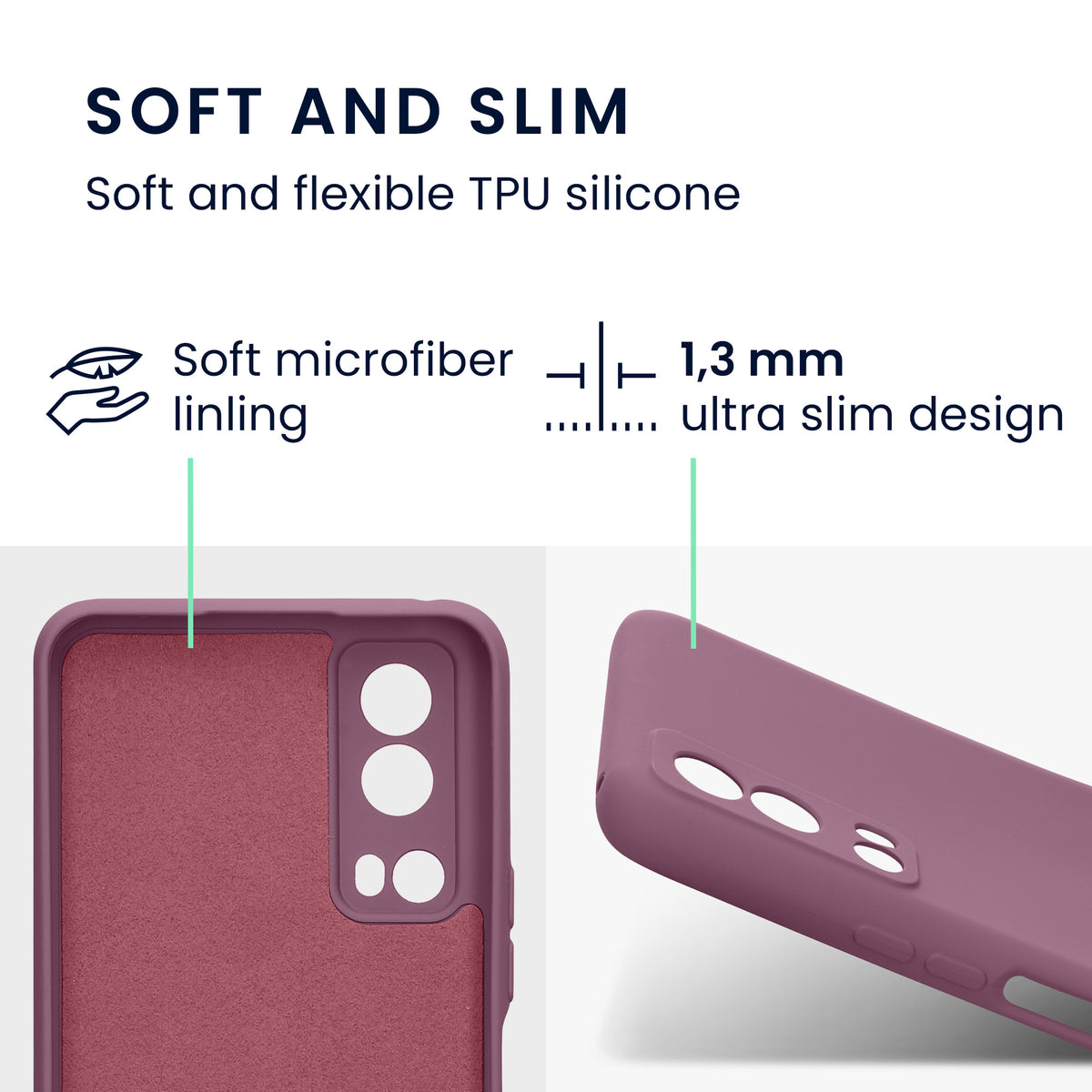 Vivo Y72 5G / Y52 5G Silikon Hülle