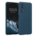 kwmobile Slim Case kompatibel mit Vivo Y72 5G / Y52 5G Hülle - Handyhülle aus Silikon in Petrol Petrol  