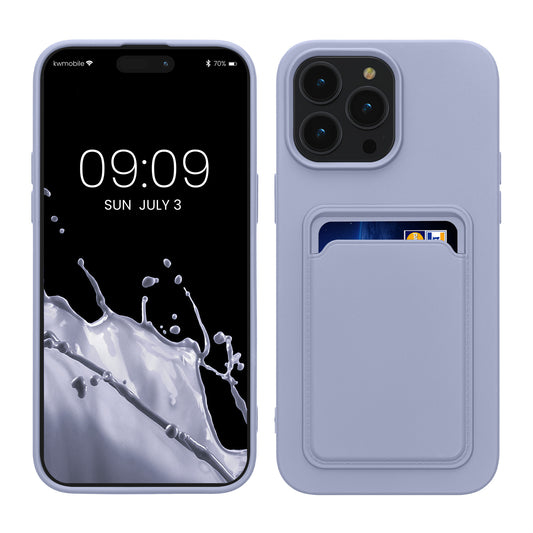 kwmobile Handyhülle für Apple iPhone 14 Pro Max Hülle mit Kartenfach Schutzhülle Cover