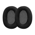 kwmobile 2x Velours Ohr Polster für Sennheiser HD660S / HD565 / HD580 / HD600 / HD650 Ohrpolster - Ersatz Ohrpolster - Kopfhörer Ersatzteile - Kopfhörer Ersatzpolster für Over Ear Headphones Schwarz  