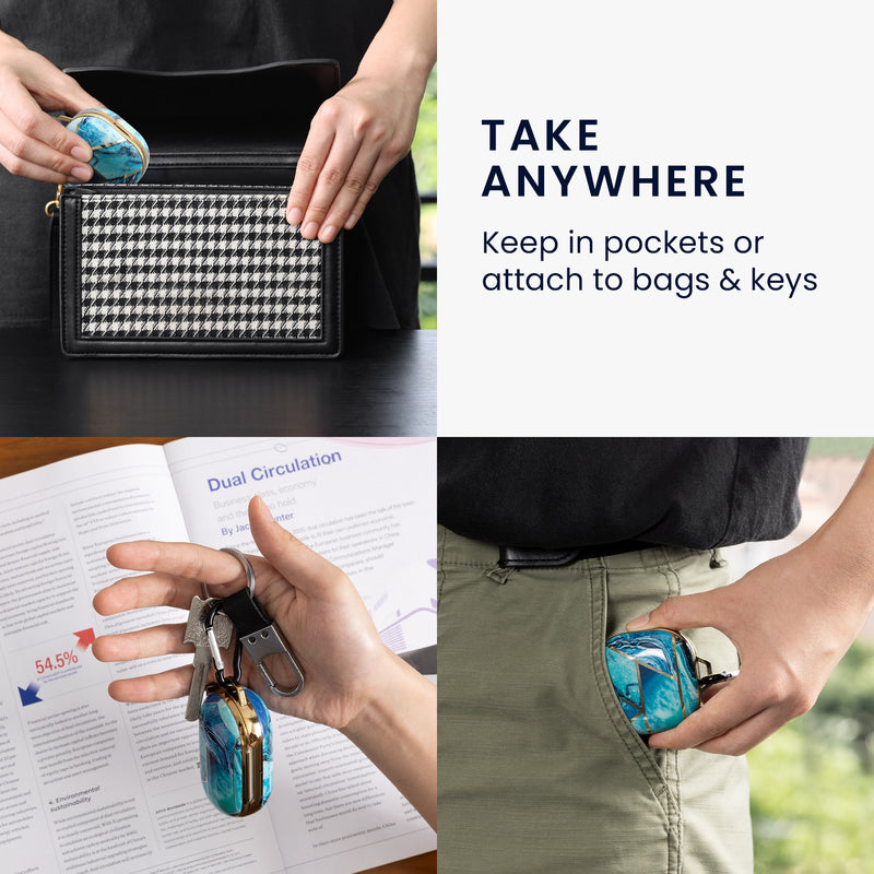 kwmobile Hülle kompatibel mit Samsung Galaxy Buds 2 Pro / Buds 2 / Buds Live - Schutzhülle Etui - Kopfhörer Case IMD Cover