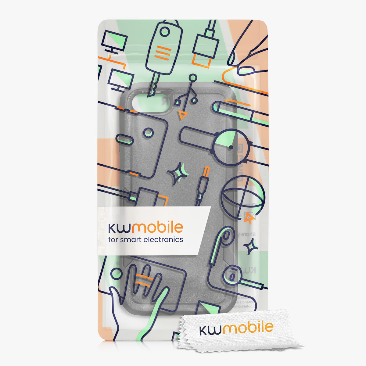 Handyhülle für Apple iPhone SE (2022) / iPhone SE (2020) / iPhone 8 / iPhone 7 aus TPU und Kunststoff