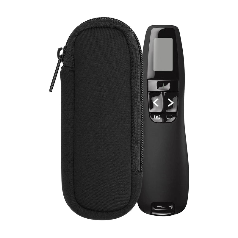 kwmobile Tasche für Universal Laser Pointer - Neopren Hülle Laserpointer in Schwarz - Laserpointer Case mit Reißverschluss - 14,5 x 5 cm Innenmaße Schwarz  