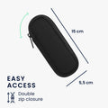 kwmobile Tasche für Universal Laser Pointer - Laserpointer Case mit Reißverschluss - 14,5 x 5 cm Innenmaße