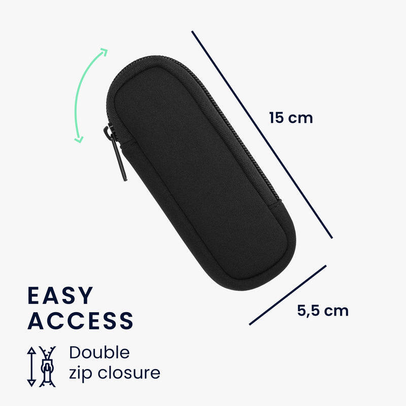 kwmobile Tasche für Universal Laser Pointer - Laserpointer Case mit Reißverschluss - 14,5 x 5 cm Innenmaße