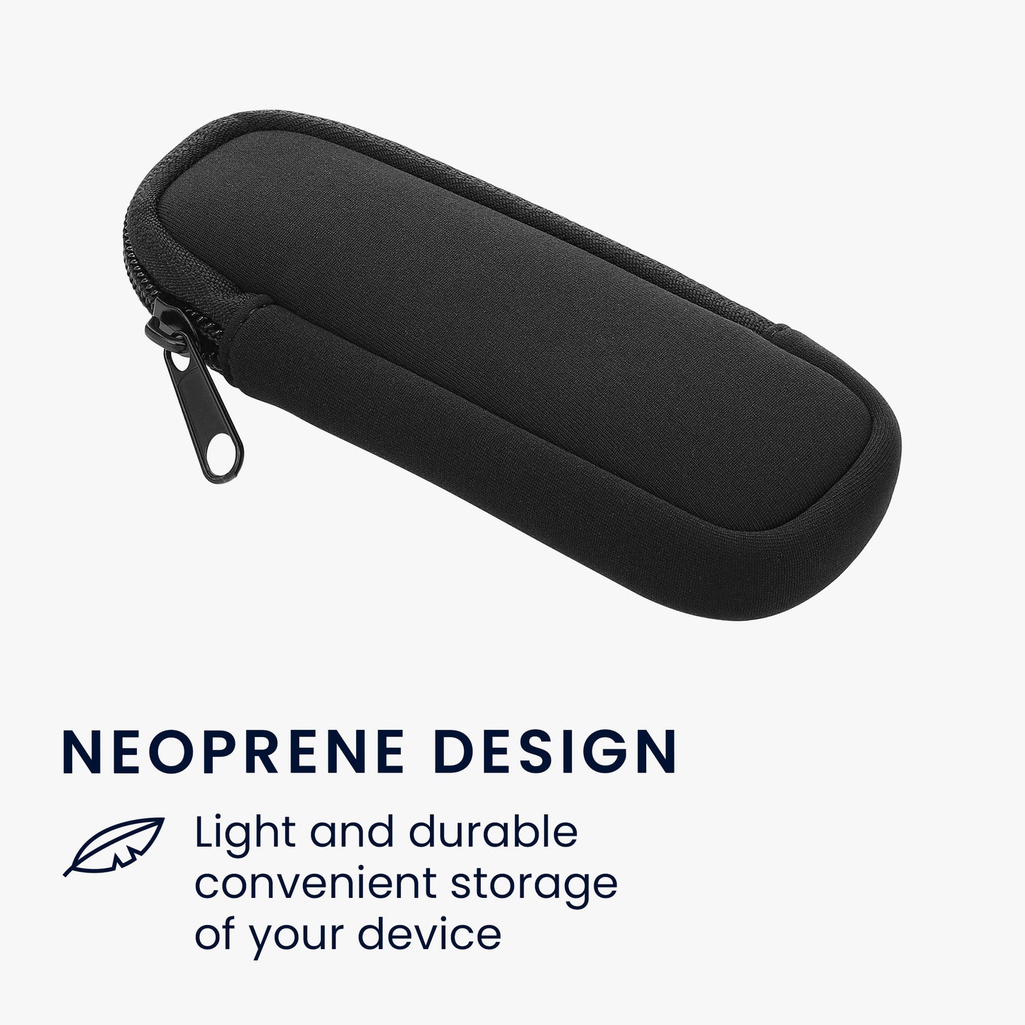 kwmobile Tasche für Universal Laser Pointer - Laserpointer Case mit Reißverschluss - 14,5 x 5 cm Innenmaße