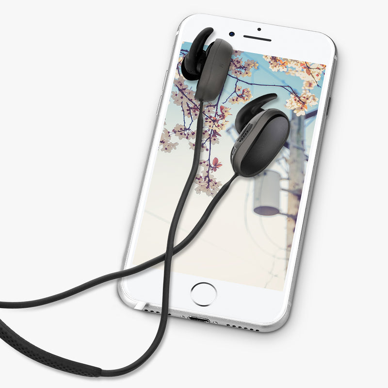 kwmobile Halteband kompatibel mit Bose QuietComfort Earbuds Headphones - Kopfhörer Halter Band Strap - Schwarz