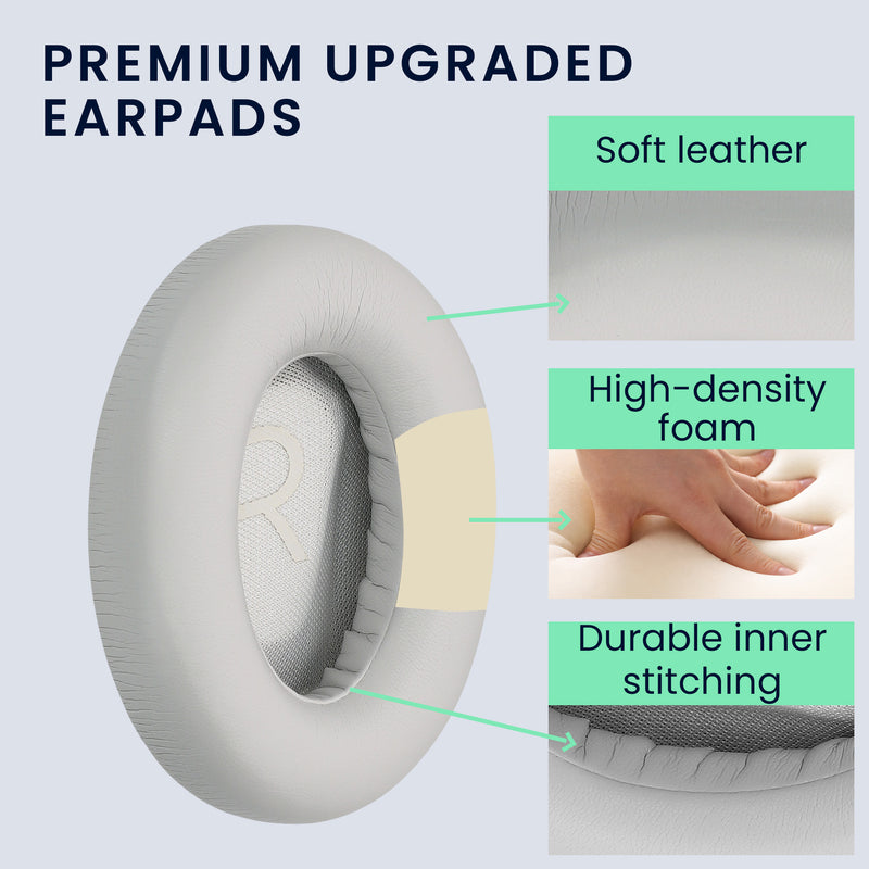 kwmobile Ohr Polster für Bose Noise Cancelling 700 / NC700 Ohrpolster Ersatz Ohrpolster Kopfhörer Ersatzteile Kopfhörer Ersatzpolster für Over Ear Headphones