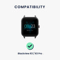 kwmobile Uhrenarmband für Blackview R3 / R3 Pro Armband - Fitnesstracker Band Set aus Silikon - Ersatzarmband