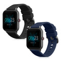 kwmobile Uhrenarmband für Blackview R3 / R3 Pro Armband - Fitnesstracker Band Set aus Silikon - Ersatzarmband