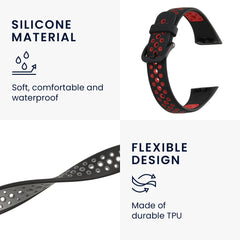 kwmobile Uhrenarmband für Huawei Band 6 & 6 Pro / Honor Band 7 & 6 Armband - Fitnesstracker Band Set - Ersatzarmband