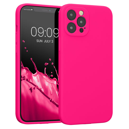 kwmobile Hülle kompatibel mit Apple iPhone 12 Pro Max - Hülle Silikon gummiert - Handyhülle - Handy Case