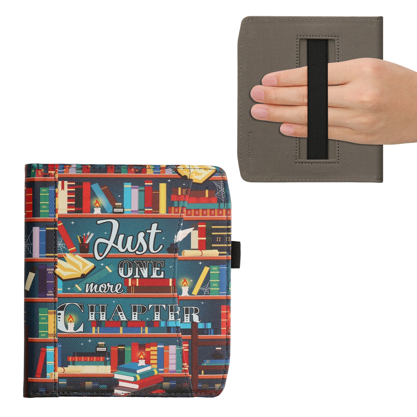 kwmobile Flip Hülle kompatibel mit Pocketbook Era / Era Color - Vorderfach Handschlaufe