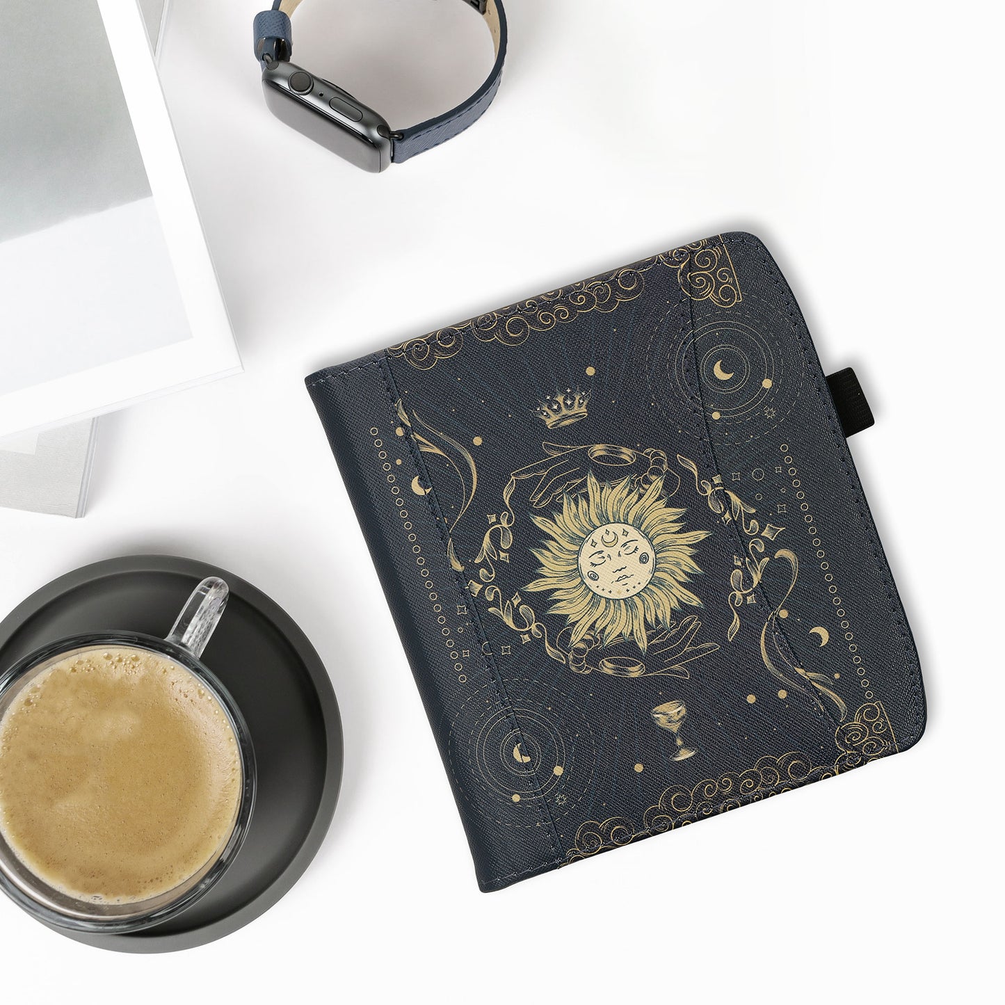 kwmobile Flip Hülle kompatibel mit Pocketbook Era / Era Color - Vorderfach Handschlaufe