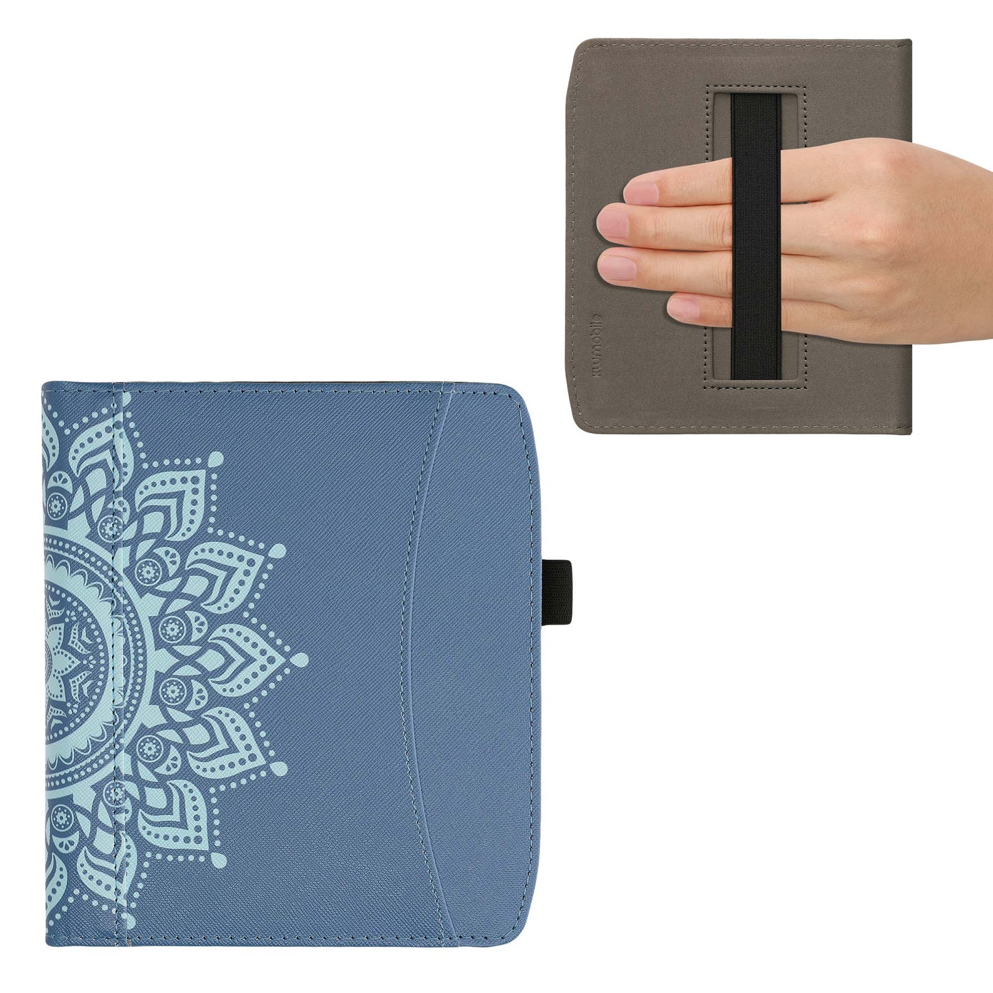 kwmobile Flip Hülle kompatibel mit Pocketbook Era / Era Color - Vorderfach Handschlaufe