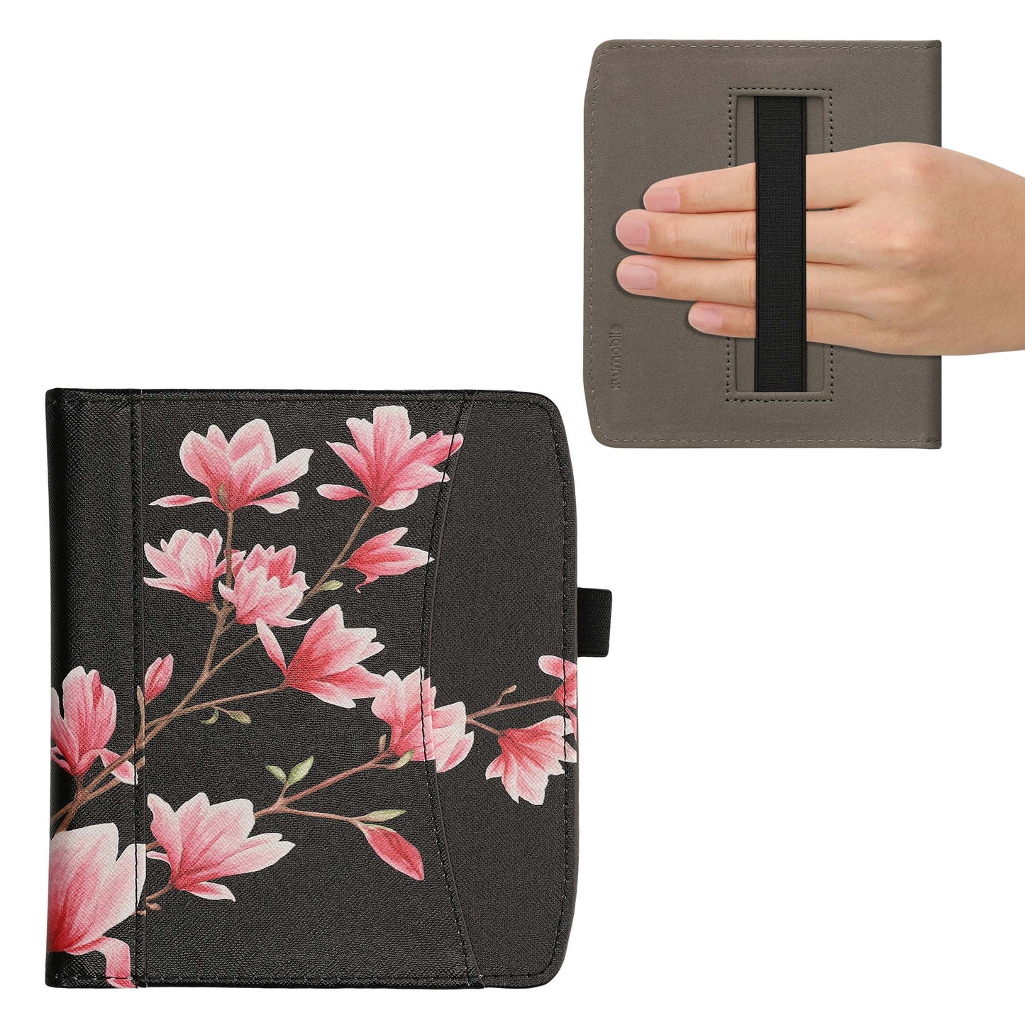 kwmobile Flip Hülle kompatibel mit Pocketbook Era / Era Color - Vorderfach Handschlaufe