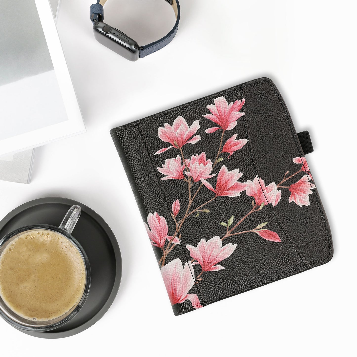kwmobile Flip Hülle kompatibel mit Pocketbook Era / Era Color - Vorderfach Handschlaufe