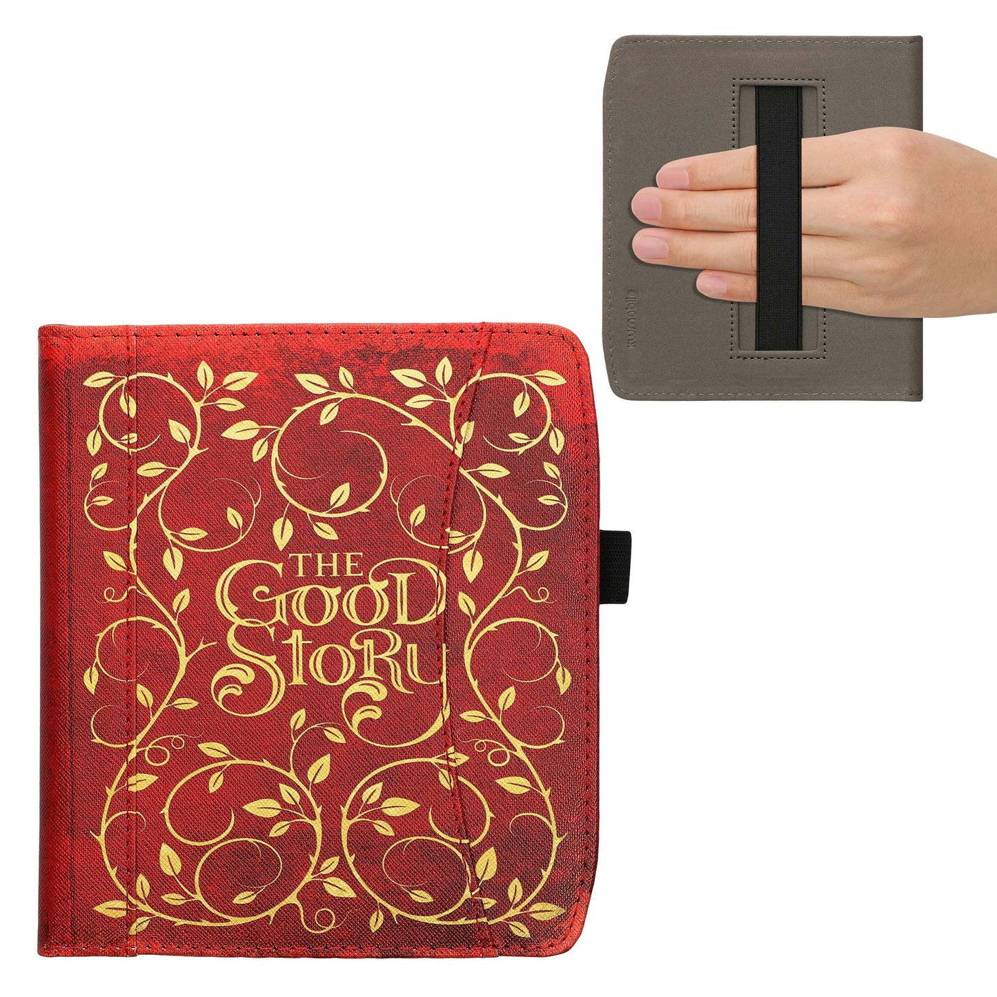 kwmobile Flip Hülle kompatibel mit Pocketbook Era / Era Color - Vorderfach Handschlaufe