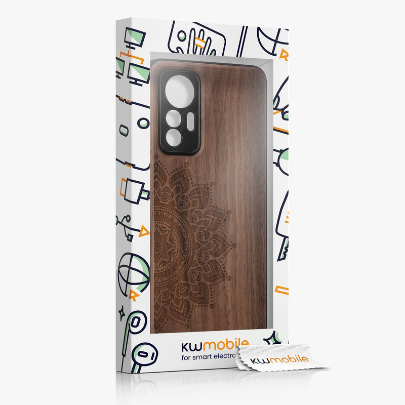 kwmobile Handyhülle für Xiaomi 12 Lite 5G Hülle - Case mit TPU Bumper - Stoßfestes Hardcase - Schutzhülle Cover