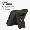 Tolino Vision 6 mit Handschlaufe Flip Case Herz Braun