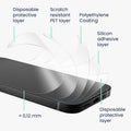 kwmobile Tablet Schutzfolie kompatibel mit Amazon Fire 7 7’’ (2022) Folie Full Screen Protector Tablet Displayfolie