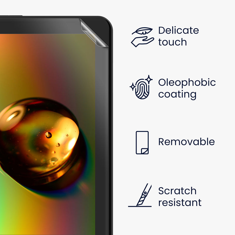 kwmobile Tablet Schutzfolie kompatibel mit Amazon Fire 7 7’’ (2022) Folie Full Screen Protector Tablet Displayfolie