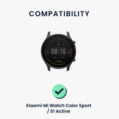 kwmobile Sportarmband kompatibel mit Xiaomi Watch S4/S4 Sport/S3/S2/Watch S1 Active/Redmi Watch 5 Active Armband