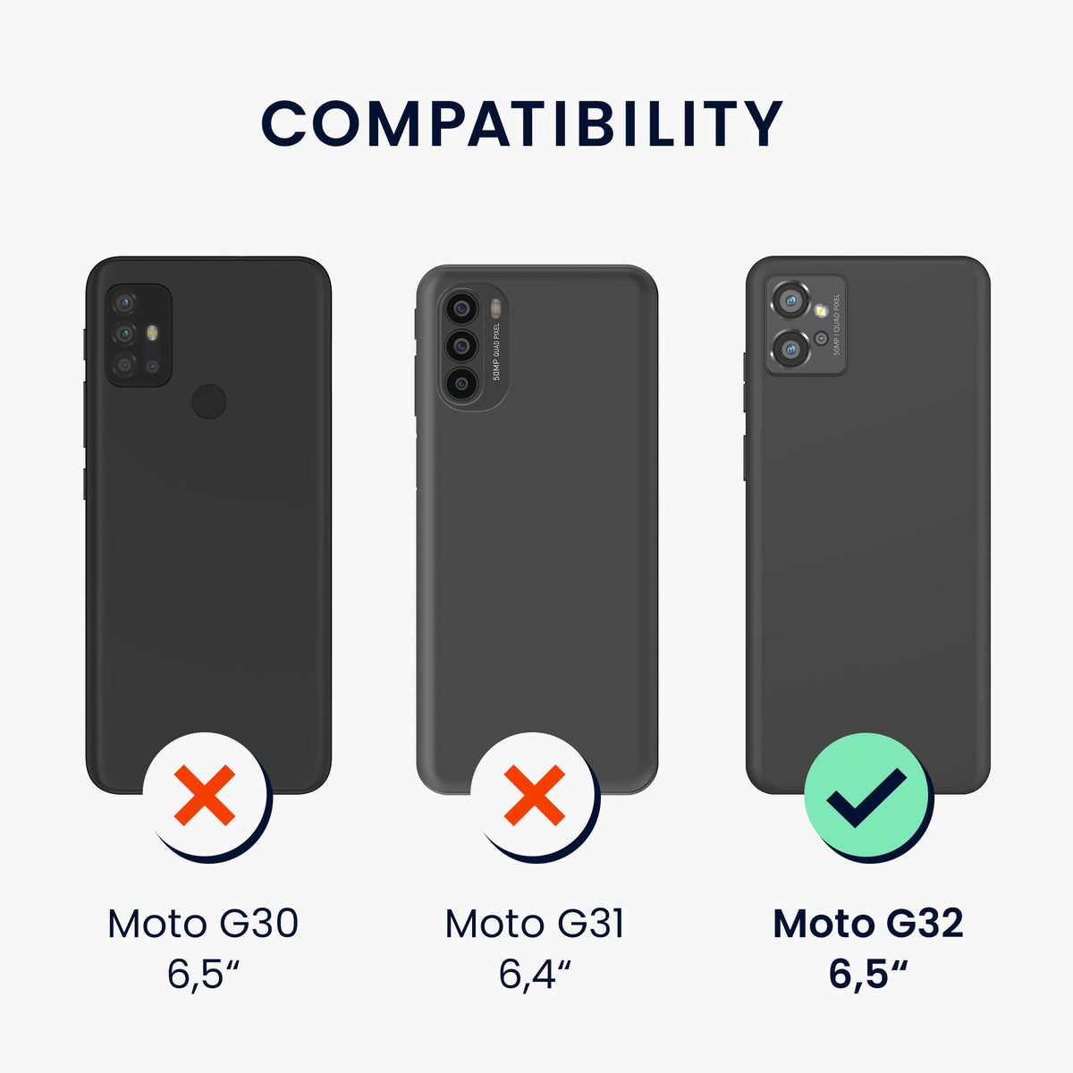 Crystal TPU Hülle für Motorola Moto G32 Transparent
