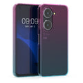 ASUS Zenfone 10 / Zenfone 9 Hülle Farbverlauf Pink Blau